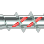 Preview: Würth Tellerkopfschrauben 8x100 mm Stahl verzinkt Packung 50