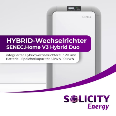 SENEC.Home V3 hybrid duo 10 kWh Stromspeicher für Photovoltaikanlagen – Hybrid-System ohne Notstromfunktion