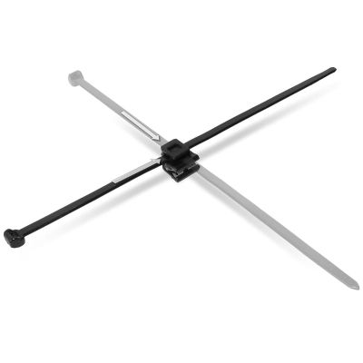 K2 Systems Kabelbinder 200×4,6 mm – mit Aufsteckmöglichkeit (Packung 100 Stück)