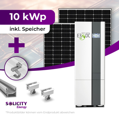 Komplettpaket 10 kWp Trina E3DC S10 X 14 Würth