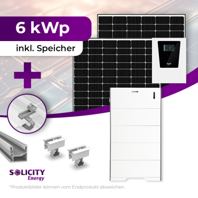 Komplettpaket 6 kWp Trina E3DC ONE 6 Hybrid Hauskraftwerk Würth