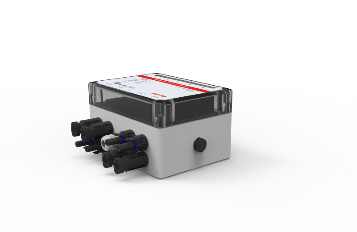 Raycap PROTEC T2-1100PV-5Y-L-2MC-BOX Typ-2 DC-Überspannungsschutz mit MC4-Anschlüssen für Photovoltaikanlagen und Wechselrichter