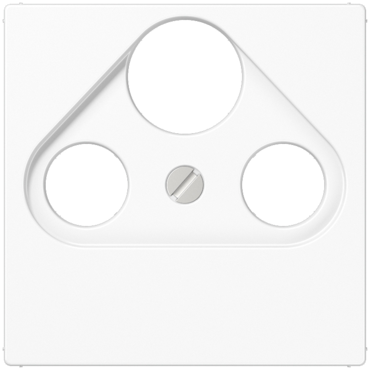 JUNG Abdeckung SAT-Dose A561PLSATWW alpinweiß