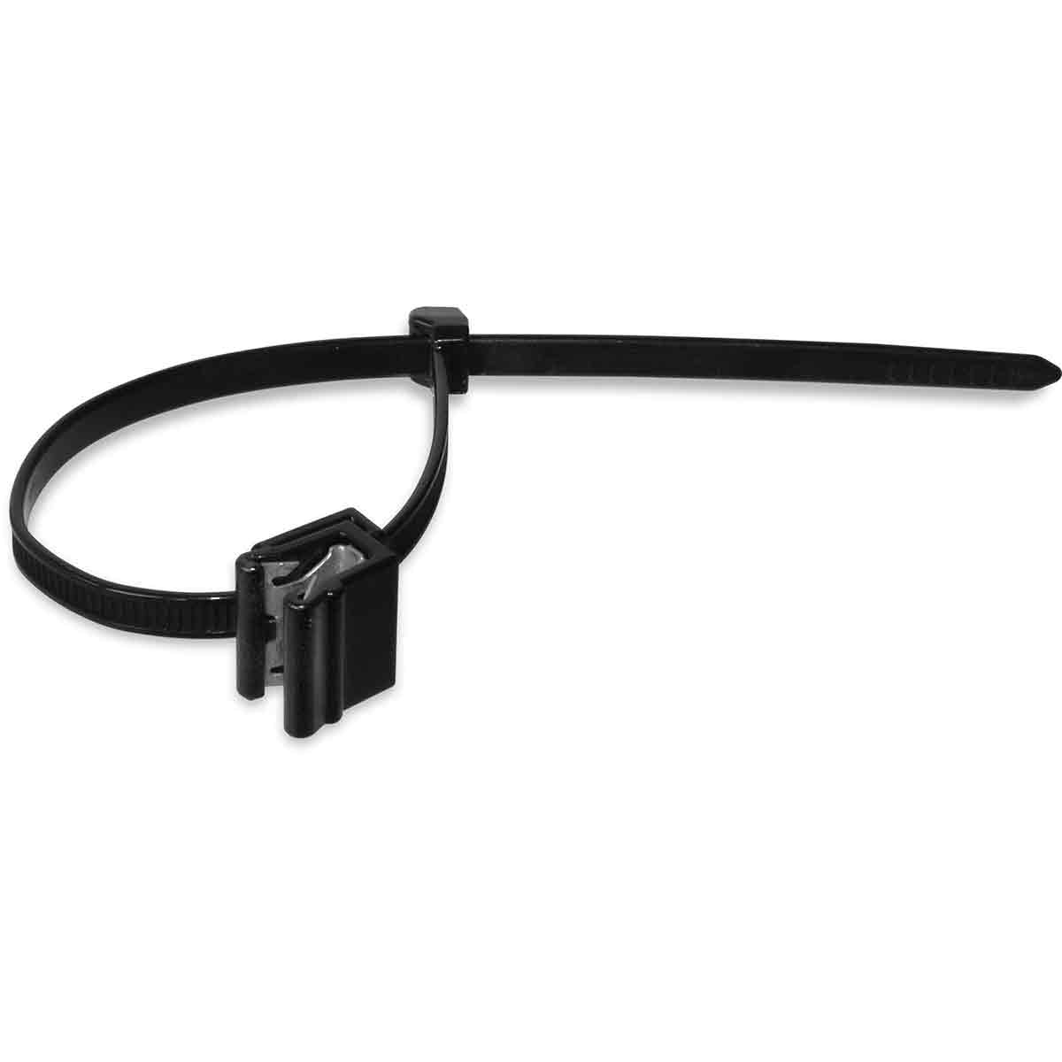 K2 Systems Kabelbinder 200×4,6 mm – mit Aufsteckmöglichkeit (Packung 100 Stück)
