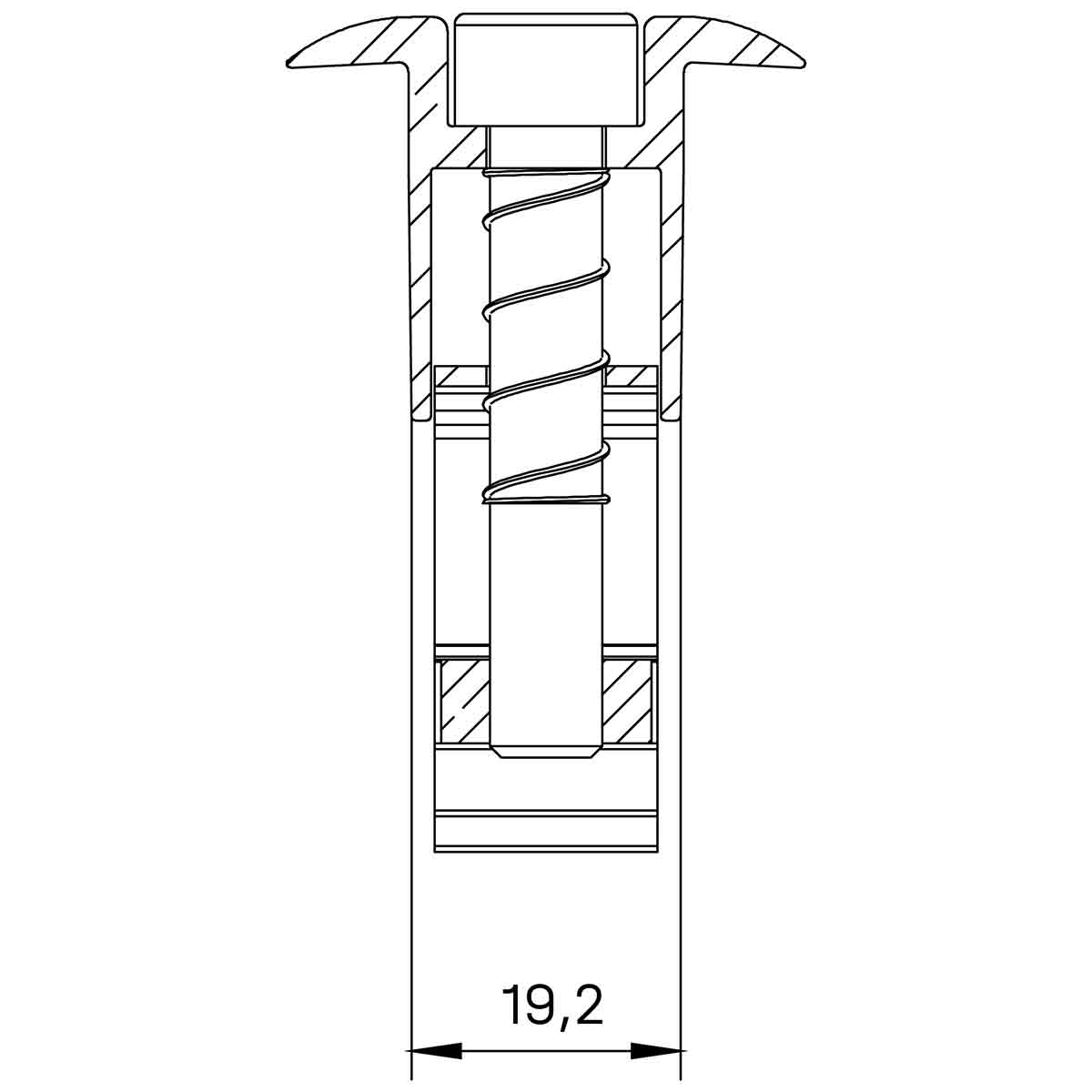 K2 Systems OneMid Mittelklemme 30–42 mm schwarz – Einzelstück