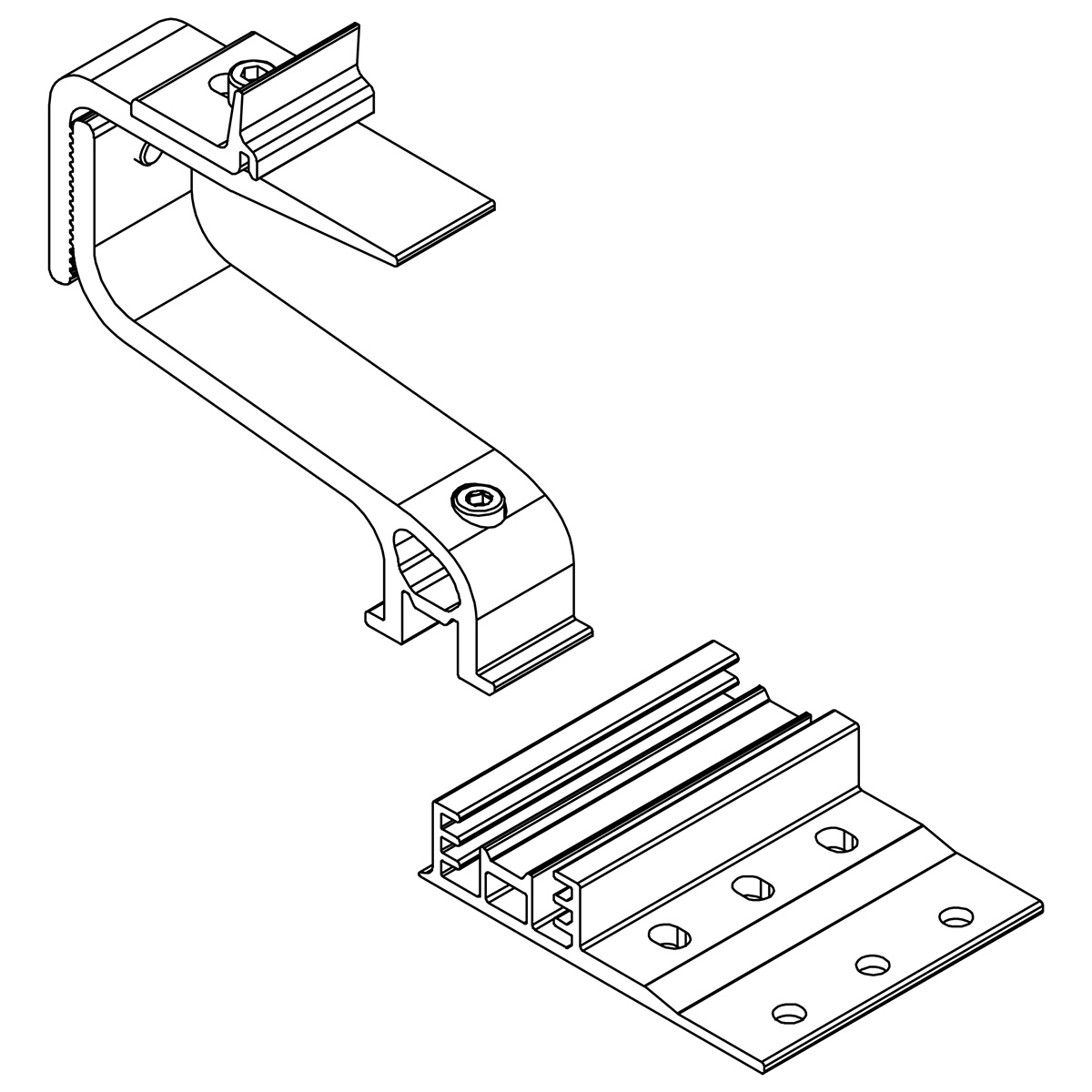 K2 Systems SingleHook 4S – Dachhaken Einzelstück