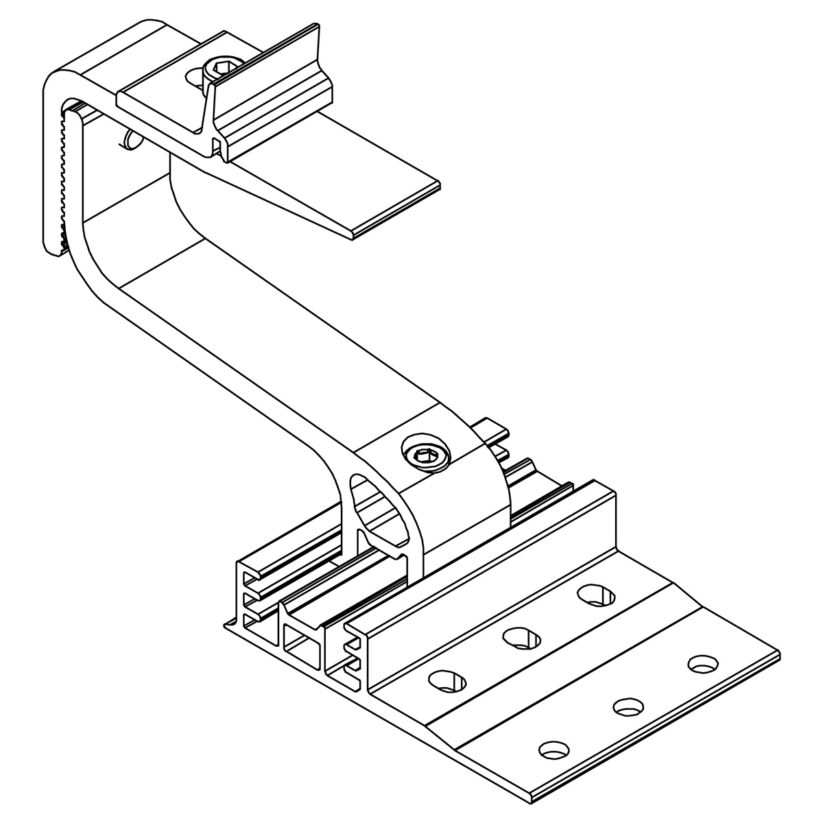 K2 Systems SingleHook 4S – Dachhaken Einzelstück