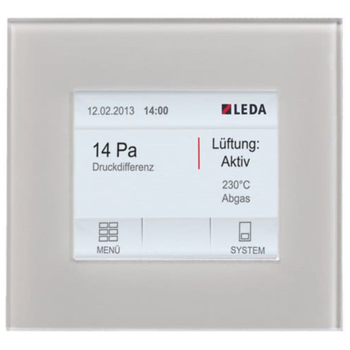 LEDA LUC 2 Unterdruck-Controller – Unterdruckwächter für Kamin und Lüftungsanlagen