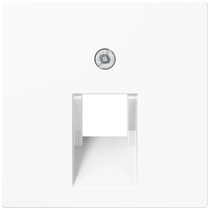 JUNG Abdeckung IAE/UAE A569-1PLUAWW 1×8-polig alpinweiß