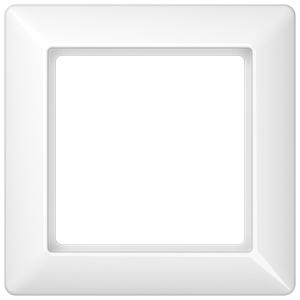 JUNG Rahmen 1-fach AS581WW alpinweiß