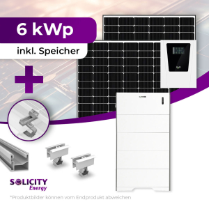 Komplettpaket 6 kWp Trina E3DC ONE 6 Hybrid Hauskraftwerk Würth